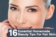 16 Essential Homemade Beauty Tips For Fair Skin