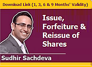 Issue, Forfeiture and Reissue of Shares