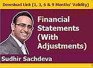 Financial Statements of Sole Proprietor (Final Accounts-WITH ADJUSTMENTS)