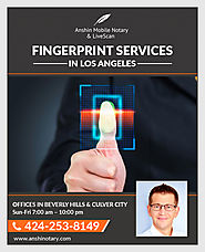 Fingerprints For Job Confirmation