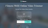 Cutting or Trimming Videos with Filmora Online Video Trimmer