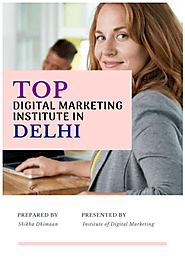 Digital Marketing Institute in Delhi | PDF