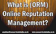 What is (ORM) Online Reputation Management?