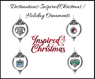 Destinations-Inspired Christmas / Holiday Ornaments