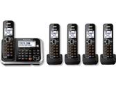 Panasonic KXTG6845B Dect_6.0 5-Handset Cordless Telephone