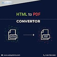 Easily Convert Your HTML files by HTML to PDF Converter - Other Other