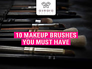 10 Makeup Brushes You Must Have in Your Makeup Kit