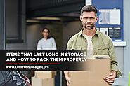 Items That Last Long in Storage and How to Pack Them Properly | Centron Self Storage Unit