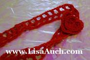 Free Crochet Paterns for a simple Heart Headband for any size