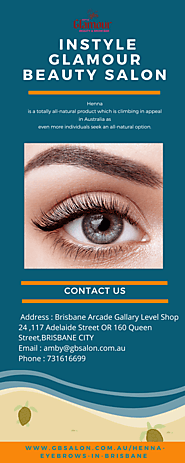 Henna Eyebrows in Brisbane