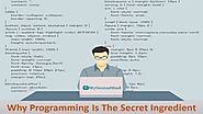 Why Programming Is The Secret Ingredient?