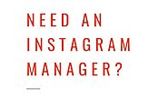 Instagram account management services