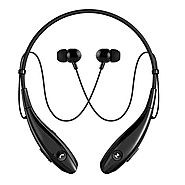 SoundPEATS Bluetooth Headphones Wireless Headset Stereo Neckband Sport Earbuds with Mic (10 Hours Play Time, Bluetoot...
