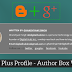 Google Plus Profile - Author Box Widget