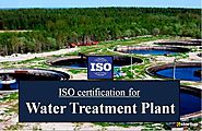 ISO certification for water treatment plant