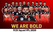 Royal Challengers Bangalore RCB Squad IPL 2020 | RCB Team 2020 IPL