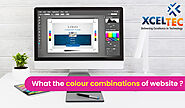 What are the colour combinations of the website?