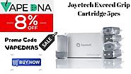 Joyetech Exceed Grip Cartridge 5pcs-Come on in! Don’t be shy. Our products are on 8% OFF – Australia Online Vaping Store