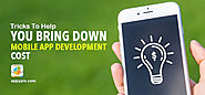 Tips To Down Your Mobile App Development Cost