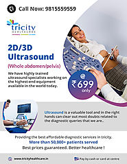 Website at https://www.tricityhealthcare.in/health-deals/diagnostic-services/2d-3d-ultrasound/