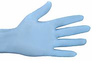 Buy Hospitokart Rakshak Nitrile Examination Gloves Powder Free (Large, 100 Pcs)