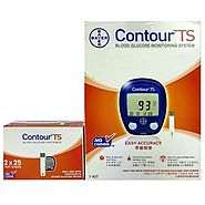 Bayer Contour TS Blood Glucometer Combo, 50 Strips
