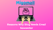 Reasons Why Blog Needs Email Newsletter - Migomail