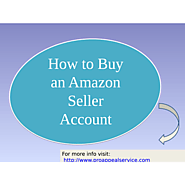 Buy an Amazon Seller Account
