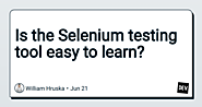 Is the Selenium testing tool easy to learn? - DEV Community
