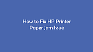 Easy to Solve HP Paper Jam Issue: HP Printer Phone Number