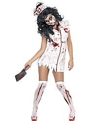 Womens Bleeding Zombie Nurse Costume at Sale up to 75%