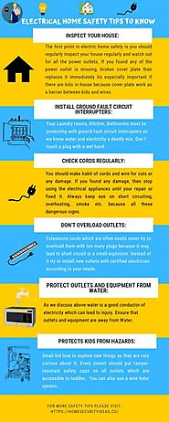 Electrical Home Safety tips every Homeowner should follow | Home Security Ideas