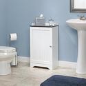 Sauder Caraway Floor Cabinet, Soft White Finish