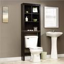 Sauder Peppercorn Etagere Bath Cabinet, Cinnamon Cherry Finish