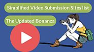 Video Submission Sites list - 67 : The Updated bonanza 2019 | Dofollow