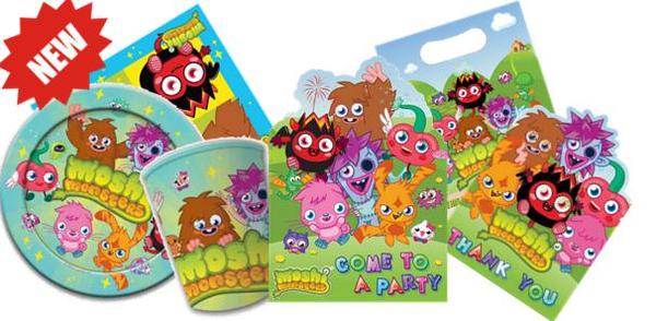 Moshi Monster Party Supplies, Decorations, Plates and Gift Ideas | A ...