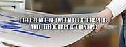 Difference between flexographic and lithographic printing