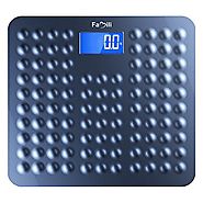 Famili 271B Digital Body Weight Bathroom Scale with Non Slip Design 11lb to 400lb / 5 to 180kg, Blue