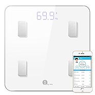 1byone Bluetooth Body Fat Scale with IOS and Android App Smart Wireless Digital Bathroom Scale for Body weight, Body ...