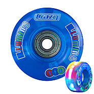 illumin8 Roller Skate Wheels LED Light-Up Quad Skate Wheels