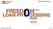Fullerton India 0% processing fees* on Personal loan | Limited Time offer