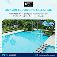 Concrete Pool Installation in NJ