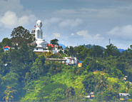 View leading to the temple