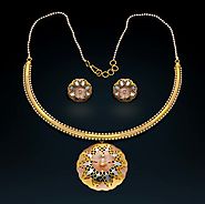 A Beautifully Crafted Italian Necklace By Savya Jewels