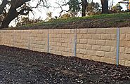 Retaining Wall Prevents Soil Erosion