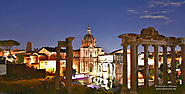 Roman Forum by night