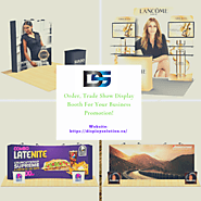 Website at https://displaysolution.ca/trade-show-display-booths.html