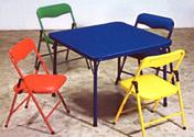 Children's Folding Table & Folding Chairs Furniture Set