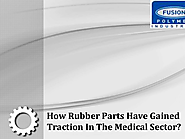 Rubber parts in the medical