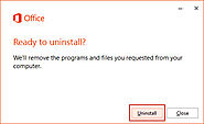 How to uninstall MS office setup from your PC?